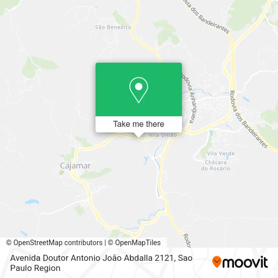 Avenida Doutor Antonio João Abdalla 2121 map