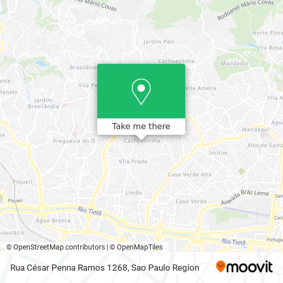 Rua César Penna Ramos 1268 map