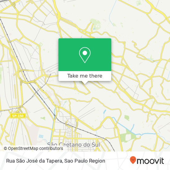Rua São José da Tapera map