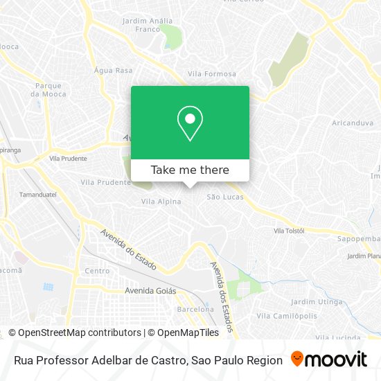 Rua Professor Adelbar de Castro map
