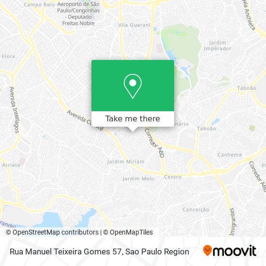 Mapa Rua Manuel Teixeira Gomes 57