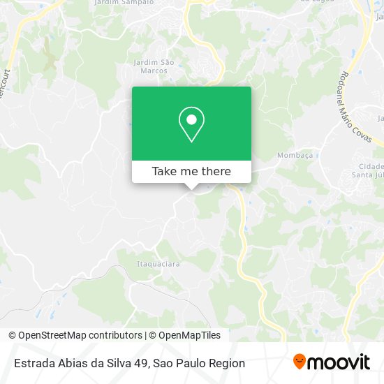 Estrada Abias da Silva 49 map