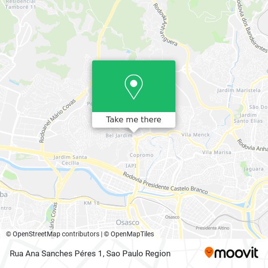 Rua Ana Sanches Péres 1 map