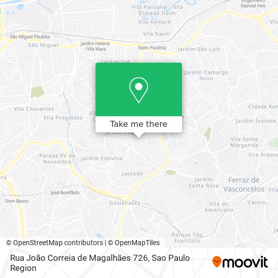 Rua João Correia de Magalhães 726 map