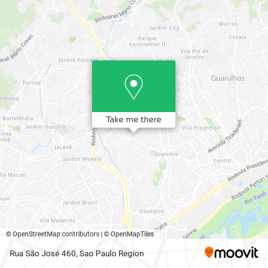 Rua São José 460 map