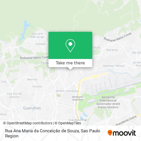 Rua Ana Maria da Conceição de Souza map