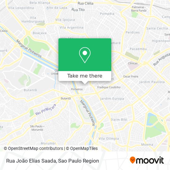 Rua João Elías Saada map