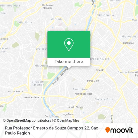 Rua Professor Ernesto de Souza Campos 22 map