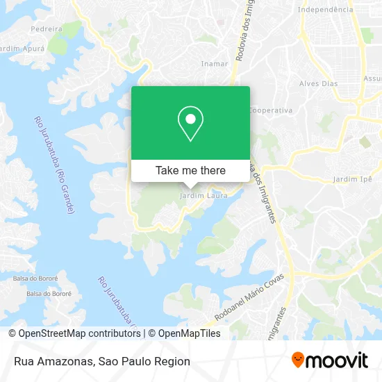 Rua Amazonas map