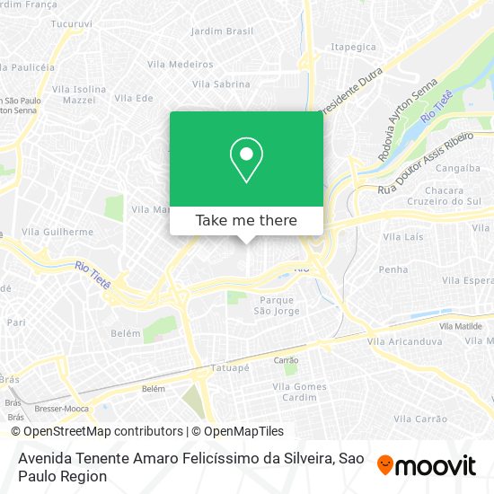 Avenida Tenente Amaro Felicíssimo da Silveira map