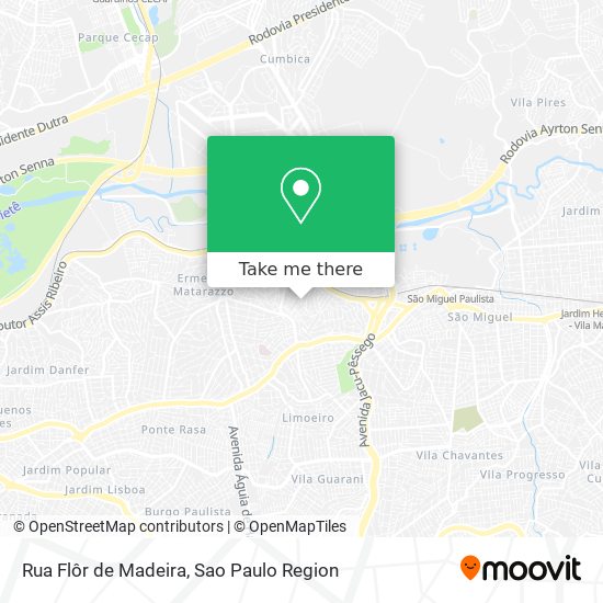 Rua Flôr de Madeira map