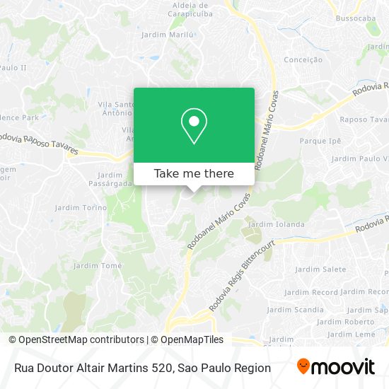 Rua Doutor Altair Martins 520 map
