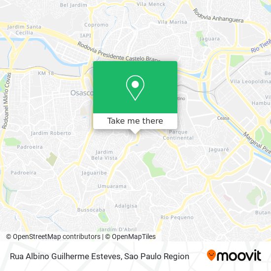 Rua Albino Guilherme Esteves map