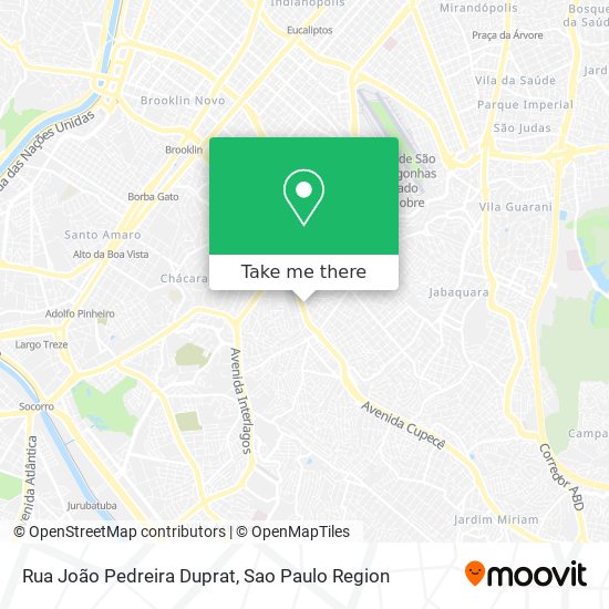 Rua João Pedreira Duprat map