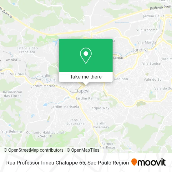 Rua Professor Irineu Chaluppe 65 map