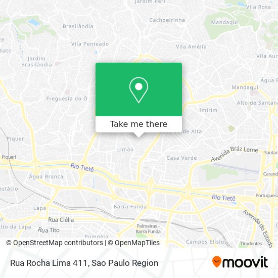 Mapa Rua Rocha Lima 411