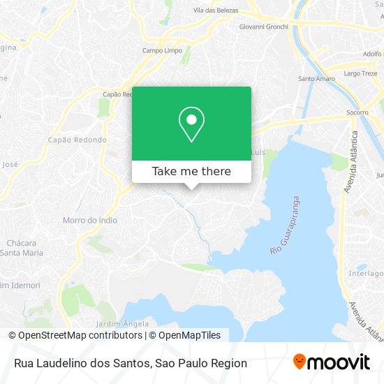 Mapa Rua Laudelino dos Santos