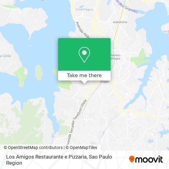 Los Amigos Restaurante e Pizzaria map