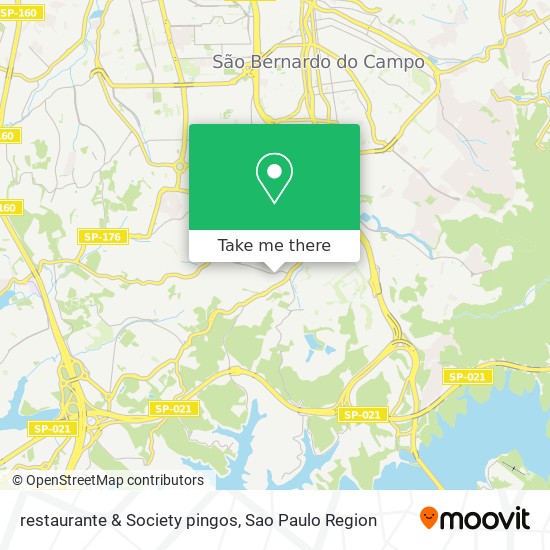 restaurante & Society pingos map