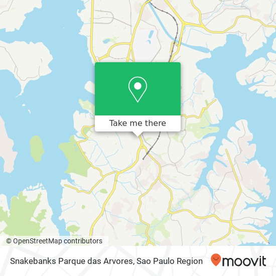 Mapa Snakebanks Parque das Arvores