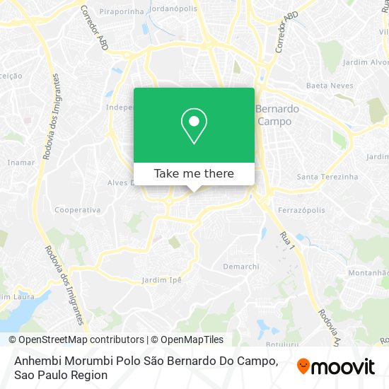 Anhembi Morumbi Polo São Bernardo Do Campo map