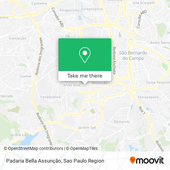 Padaria Bella Assunção map