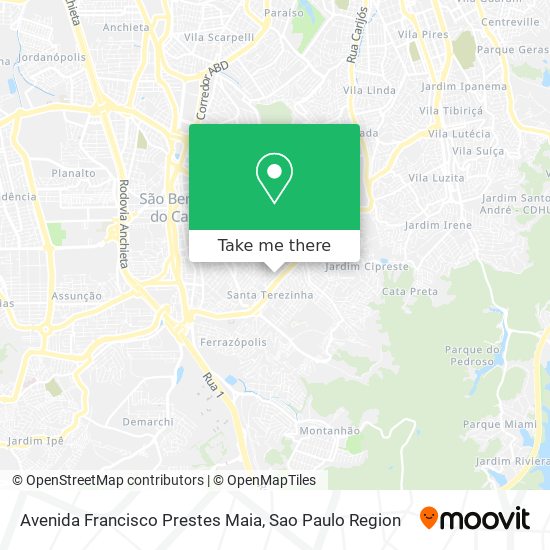 Avenida Francisco Prestes Maia map