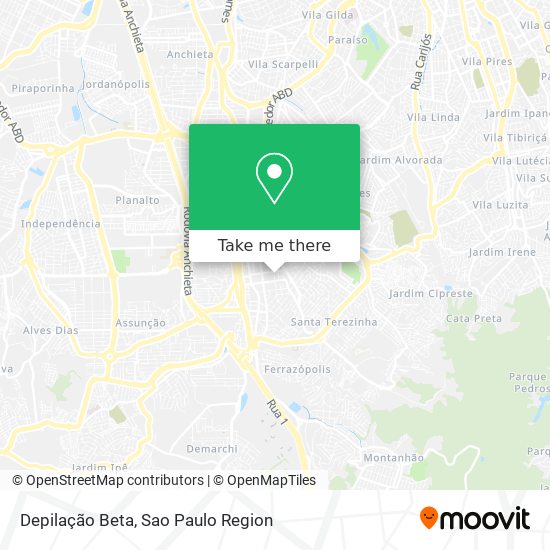Depilação Beta map