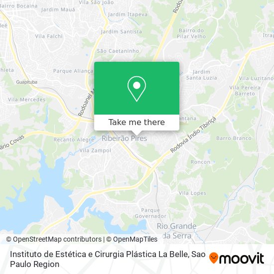 Instituto de Estética e Cirurgia Plástica La Belle map