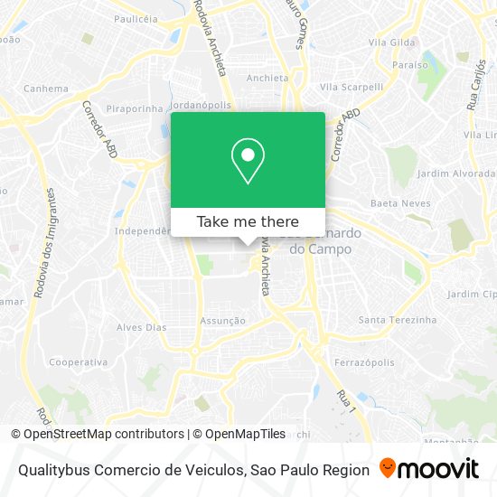 Qualitybus Comercio de Veiculos map