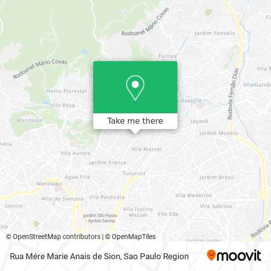 Rua Mére Marie Anais de Sion map