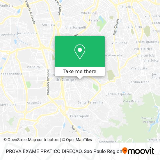 PROVA EXAME PRATICO DIREÇAO map