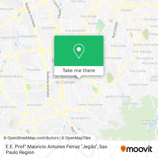 E.E. Prof° Mauricio Antunes Ferraz "Jegão" map
