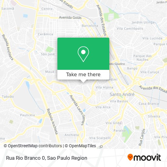 Mapa Rua Rio Branco 0