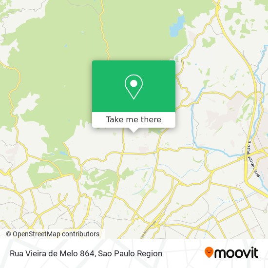 Mapa Rua Vieira de Melo 864