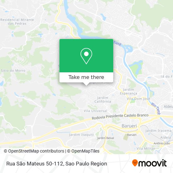 Rua São Mateus 50-112 map