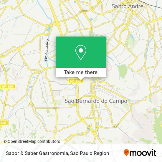 Mapa Sabor & Saber Gastronomia