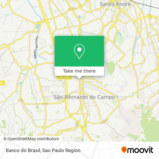 Banco do Brasil map