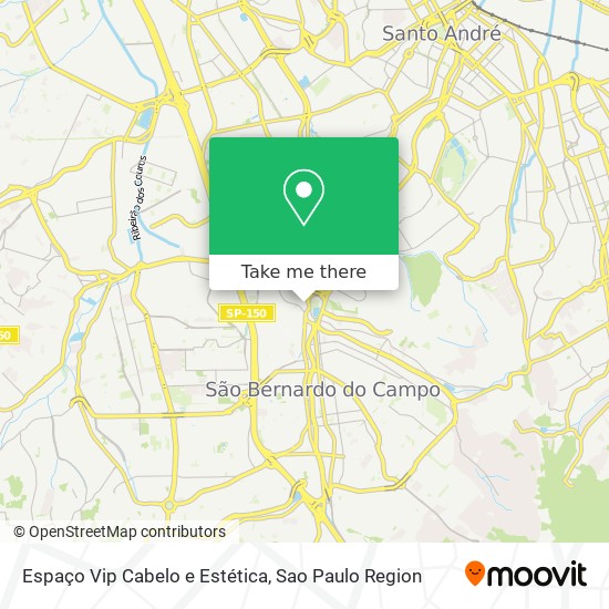 Espaço Vip Cabelo e Estética map