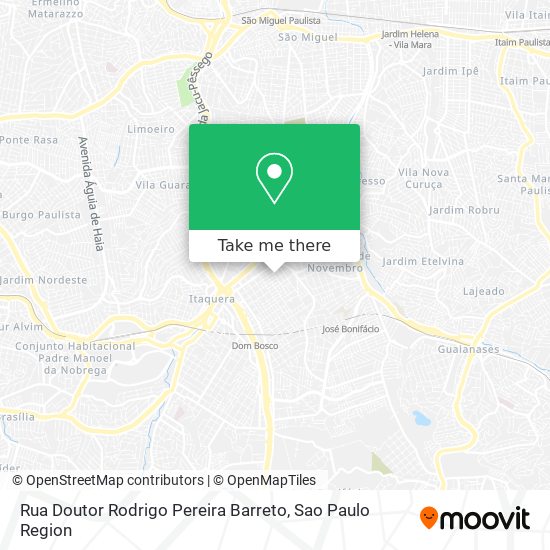 Rua Doutor Rodrigo Pereira Barreto map