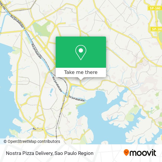 Mapa Nostra Pizza Delivery