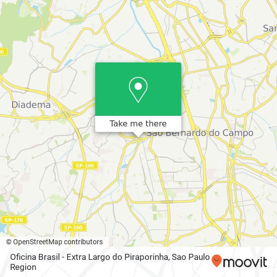 Oficina Brasil - Extra Largo do Piraporinha map