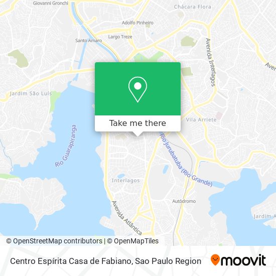 Centro Espírita Casa de Fabiano map