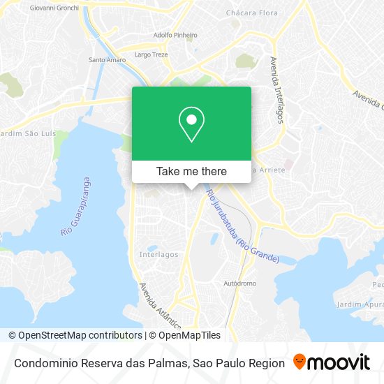 Condominio Reserva das Palmas map