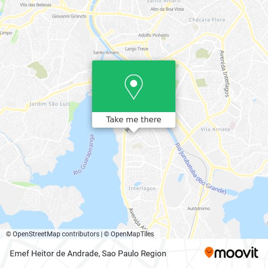 Emef Heitor de Andrade map