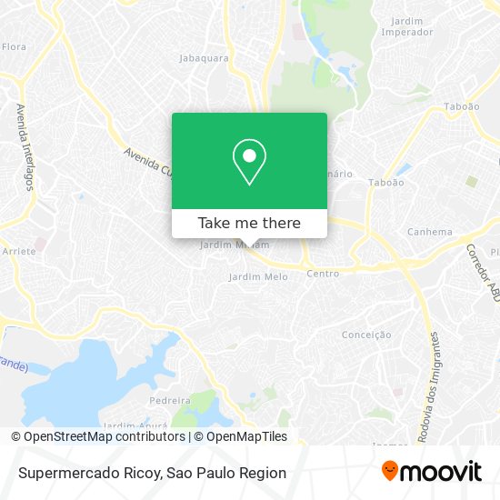 Supermercado Ricoy map