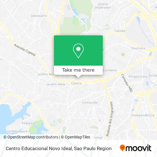 Centro Educacional Novo Ideal map
