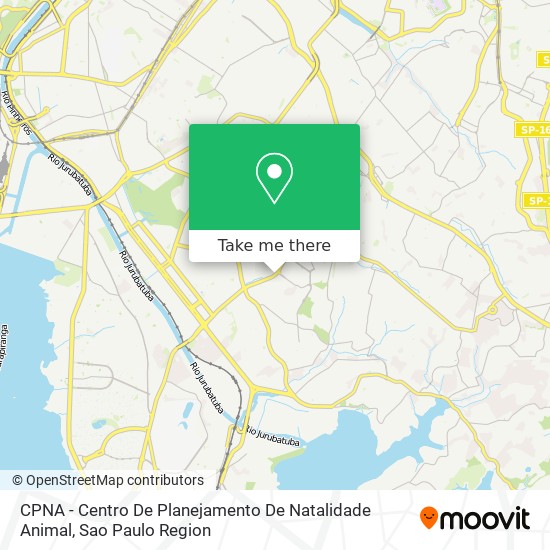 Mapa CPNA - Centro De Planejamento De Natalidade Animal