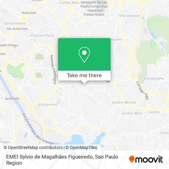 EMEI Sylvio de Magalhães Figueiredo map