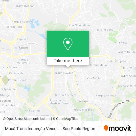 Mauá Trans Inspeção Veicular map